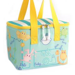 Milk&Moo Polyester Waterproof Kids Lunch Bag (23 x 16 x 16 cm)