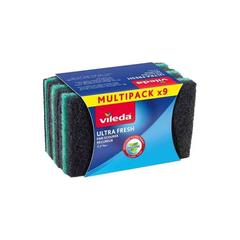 Vileda Pan Scourer Hand Scrubber Pads (Pack of 9)