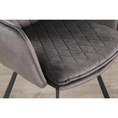 Pan Emirates Casas Fabric & Metal Dining Chair W/Armrest (61 x 47 x 92 cm)