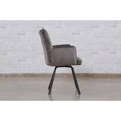 Pan Emirates Casas Fabric & Metal Dining Chair W/Armrest (61 x 47 x 92 cm)