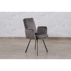 Pan Emirates Casas Fabric & Metal Dining Chair W/Armrest (61 x 47 x 92 cm)