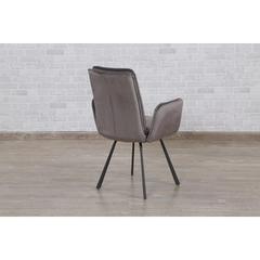 Pan Emirates Casas Fabric & Metal Dining Chair W/Armrest (61 x 47 x 92 cm)