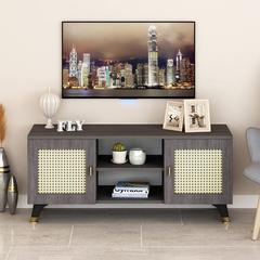 وحدة تلفزيون خشب هندسي إيرفا دانوب هوم (120 × 37 × 40 سم)