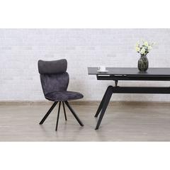 Pan Emirates Cassco Fabric & Metal Dining Chair (51 x 58 x 89 cm)