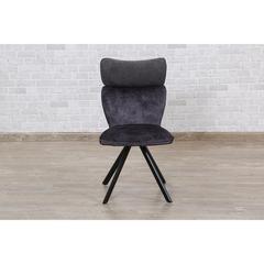 Pan Emirates Cassco Fabric & Metal Dining Chair (51 x 58 x 89 cm)