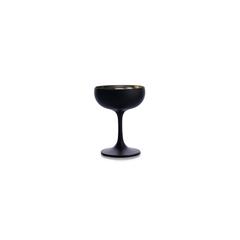 Pan Emirates Ciara Flute Glass Set (4 Pc., 190 ml, Matt Black)