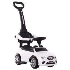 Myts Mercedes Foot-To-Floor Push Car W/ Handle (White)