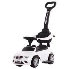 Myts Mercedes Foot-To-Floor Push Car W/ Handle (White)