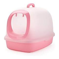 Nutra Pet Luxury Cat Litter Box (62 x 46 x 44 cm, Pink)
