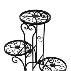 Danube Home Metal 3-Tier Plant Stand (53 x 22 x 63 cm)