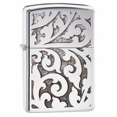 Zippo Elegant Filigree Windproof Lighter, 28530 (Chrome)