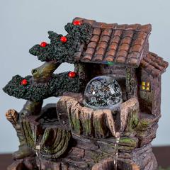 Danube Home Geomantic Polyresin Fountain (22 x 15 x 29 cm)