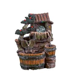 Danube Home Geomantic Polyresin Fountain (22 x 15 x 29 cm)
