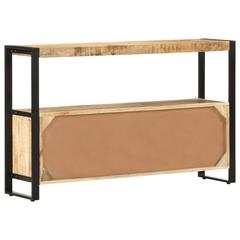 vidaXL Solid Mango Wood Side Cabinet (120 x 30 x 75 cm, Brown)
