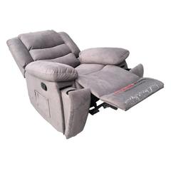 Danube Home Mina 1-Seater Fabric Recliner W/Cupholder & Pockets (97 x 94 x 104 cm)