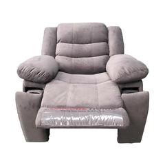Danube Home Mina 1-Seater Fabric Recliner W/Cupholder & Pockets (97 x 94 x 104 cm)