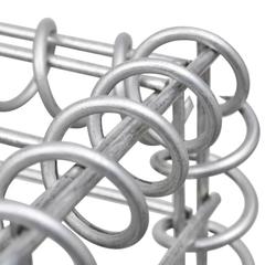 vidaXL Galvanised Steel Gabion Basket (200 x 30 x 100 cm)