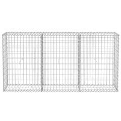 vidaXL Galvanised Steel Gabion Basket (200 x 30 x 100 cm)