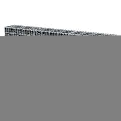 vidaXL Galvanised Steel Gabion Basket (200 x 30 x 100 cm)