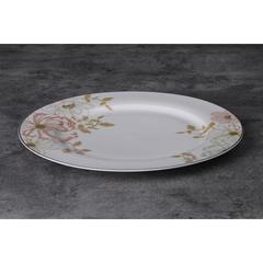 Pan Emirates Camellia New Bone China Oval Platter (36 cm)