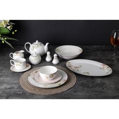 Pan Emirates Camellia New Bone China Oval Platter (36 cm)
