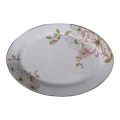 Pan Emirates Camellia New Bone China Oval Platter (36 cm)