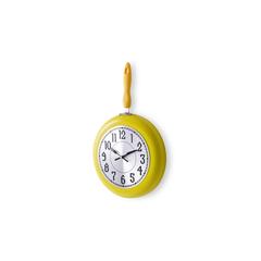 Pan Emirates Gusto Kitchen Wall Clock (30 x 5 x 48 cm, Yellow)