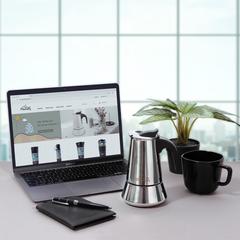 Any Morning Stainless Steel Stove Top Espresso Maker Coffee Pot (300 ml)