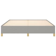 vidaXL Bed Frame 6FT Super King Fabric (Light Grey, 180 x 200 cm)