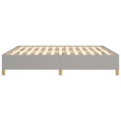 vidaXL Bed Frame 6FT Super King Fabric (Light Grey, 180 x 200 cm)