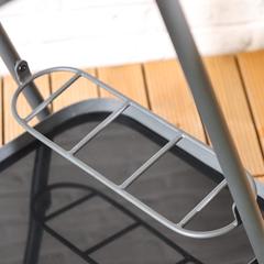 Danube Home Outdoor Steel Serving Trolley (85 x 48 x 78 cm)