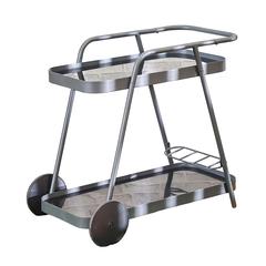 Danube Home Outdoor Steel Serving Trolley (85 x 48 x 78 cm)