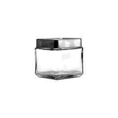 Anchor Hocking Stackable Jar with Brushed Aluminum Lid (1 Quart)