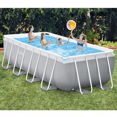 Intex Prism Frame Rectangular Pool W/Filter Pump (4 x 2 x 1 m)
