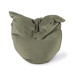 Lanny Sloppy Velvet Bean Bag (Khaki, 140 x 160 cm)