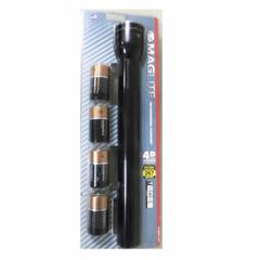 Maglite Heavy Duty 4D Cell Incandescent Flashlight, GS4DDX6U (Black)