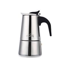 Any Morning Stainless Steel Stove Top Espresso Maker Coffee Pot (200 ml)