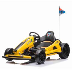 Myts Speed 7 Electric Ride-On Drifter Go Kart (24 V, Yellow)