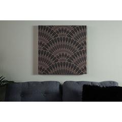 PAN Emirates Flappy Printed Canvas Wall Art (50 x 50 cm, Brown)