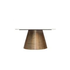 Pan Emirates Brizza Metal & Marble Coffee Table (101 x 101 x 49 cm)