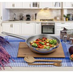 Serenk Modernist Stainless Steel Frying Pan (24 cm)