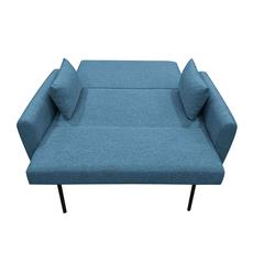 Alpha 2-Seater Fabric Sofa Bed Danube Home (Ocean Blue)