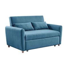 Alpha 2-Seater Fabric Sofa Bed Danube Home (Ocean Blue)