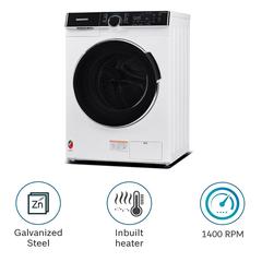 Daewoo 7 Kg Freestanding Front Load Washing Machine, DWD-7W1412I (1400 rpm, White)