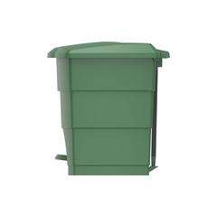 Cosmoplast Plastic Step-on Waste Bin W/Pedal (30 L, Hunter Green)