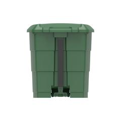 Cosmoplast Plastic Step-on Waste Bin W/Pedal (30 L, Hunter Green)