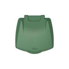 Cosmoplast Plastic Step-on Waste Bin W/Pedal (30 L, Hunter Green)