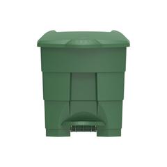 Cosmoplast Plastic Step-on Waste Bin W/Pedal (30 L, Hunter Green)