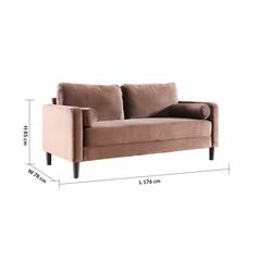 Mugen 3-Seater Fabric Sofa Danube Home