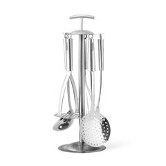 Fissman Zonda Stainless Steel Kitchen Tools Set W/ Stand (6 Pc.)